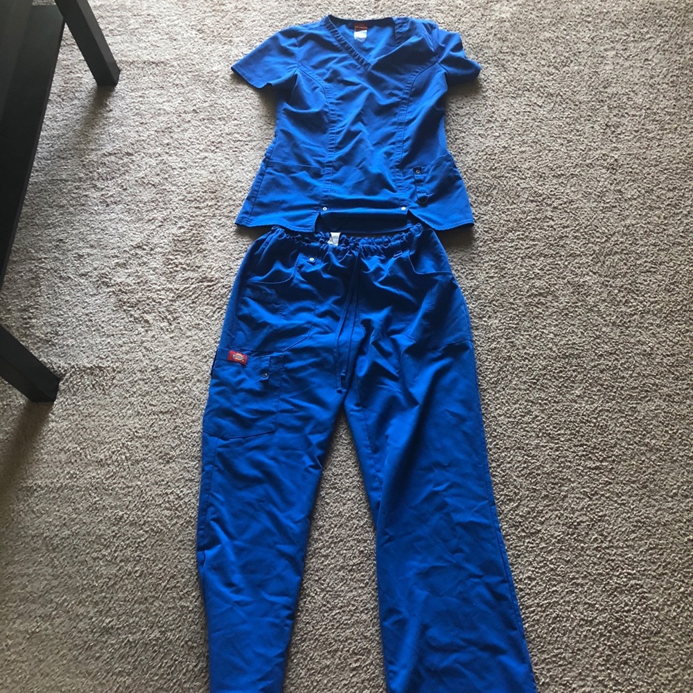 Blue Dickies Scrubs